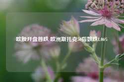 欧股开盘普跌 欧洲斯托克50指数跌1.06%