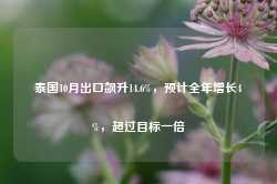 泰国10月出口飙升14.6%，预计全年增长4%，超过目标一倍